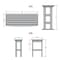 Highwood Usa Lehigh 6pc Bar Height Outdoor Patio Furniture Balcony Set AD-KITBALC201-EUC - alternate 2